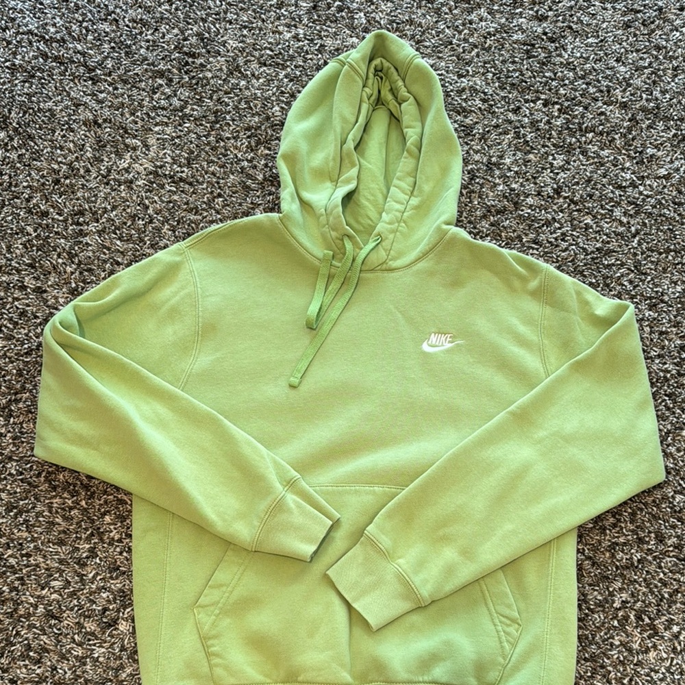 Nike Lime Green Pullover Hoodie